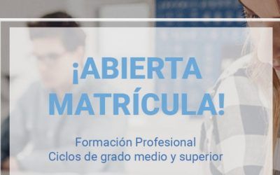 Abierto el plazo de matrícula FP