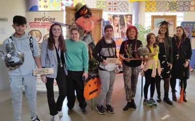 Ganadores  del concurso de calabazas