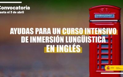 Becas curso inmersión lingüística en inglés