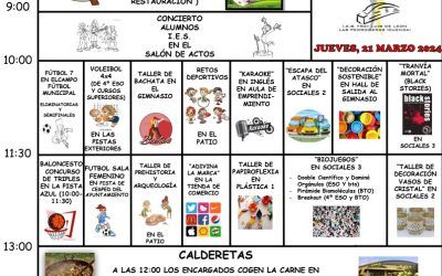 Actividades de las Jornadas Culturales