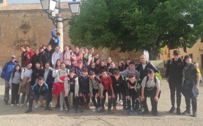 Marcha nórdica en Alarcón con 1º ESO