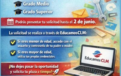 ABIERTO EL PLAZO DE ADMISIÓN A CICLOS FORMATIVOS