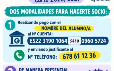 Hazte socio del AMPA, todos ganamos