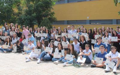 Acto de entrega de diplomas del curso 18-19