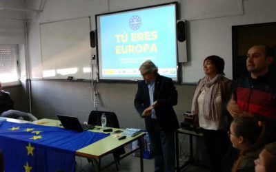 Charla «Europa en la Escuela» a cargo de D. Juan Cuesta
