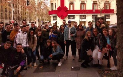 Alumnos de Comercio de visita en Madrid