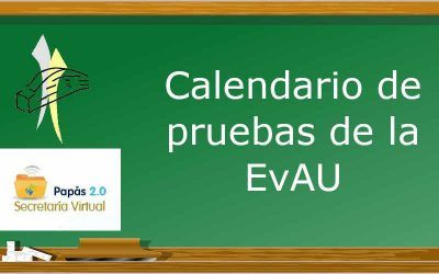 Calendario de pruebas EvAU