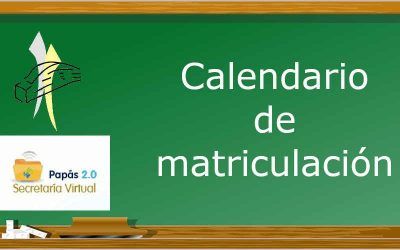 Calendario de matriculación